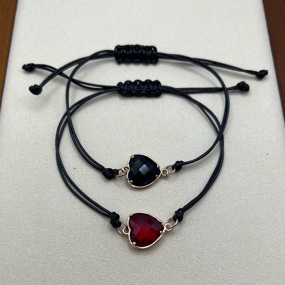 Cute Handmade bracelets with hearts! BOTH SOLD SEPARATELY ! - Picture 2 of 6